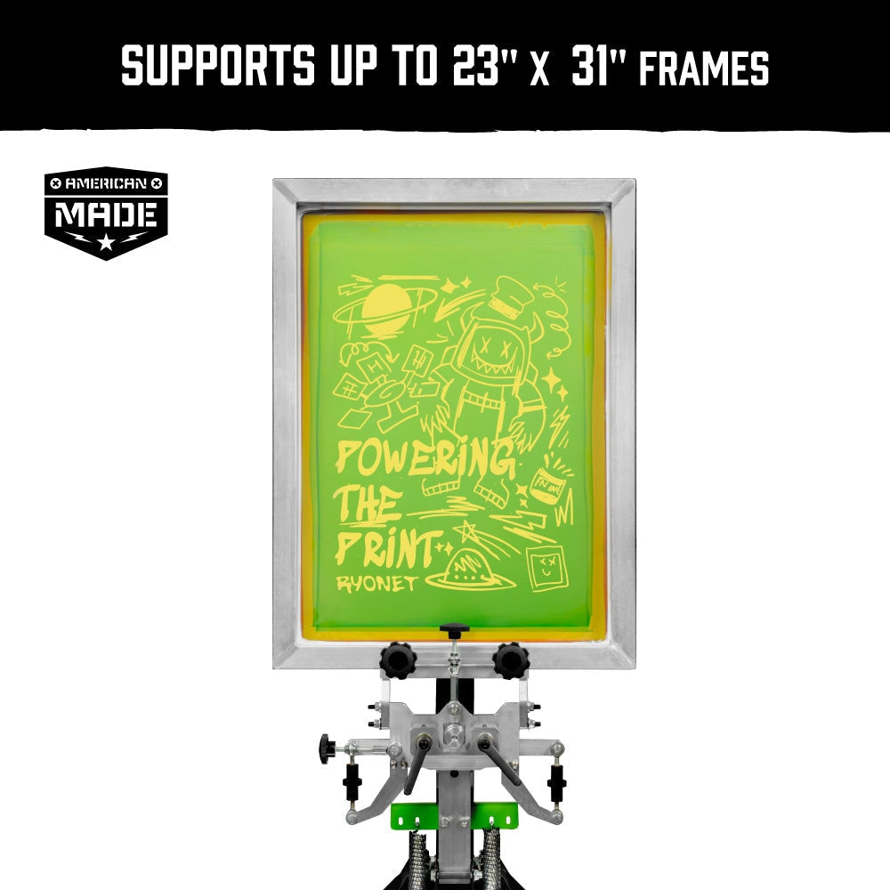 Riley Hopkins 250 Screen Printing Press - 6 Color 2 Station