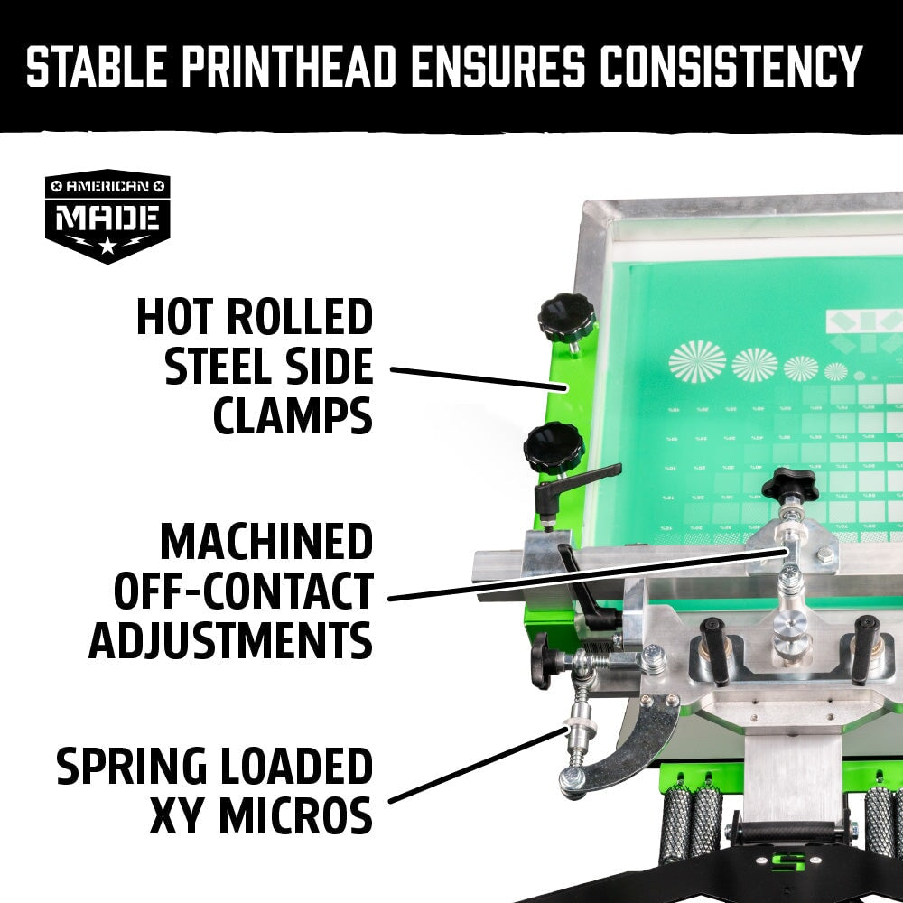 Riley Hopkins 360 8 Color 6 Station Press with XYZ Micro Registration