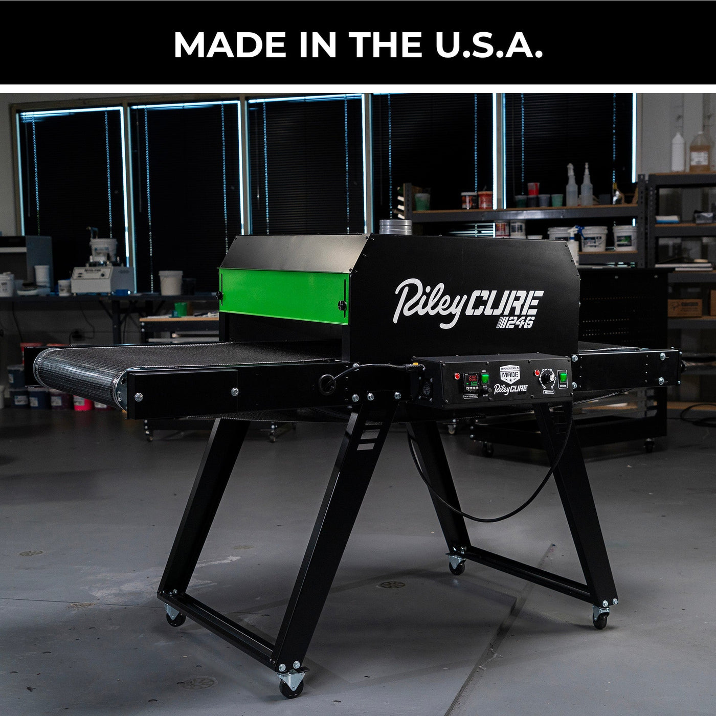 RileyCure 246 Conveyor Dryer 6ft x 24" | Screenprinting.com