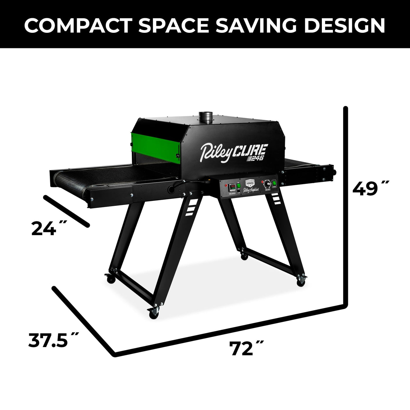 RileyCure 246 Conveyor Dryer 6ft x 24" | Screenprinting.com