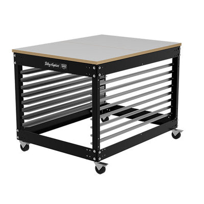 Riley Hopkins Multi-Station Screen Printing Press Cart | Rileyhopkins.com