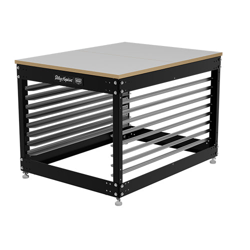 Riley Hopkins Multi-Station Screen Printing Press Cart | Rileyhopkins.com