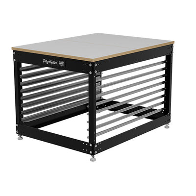 Riley Hopkins Multi-Station Screen Printing Press Cart | Rileyhopkins.com