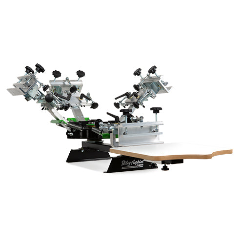 Riley Hopkins 250 4 Color 1 Station Screen Printing Press with XY Micro Registration
