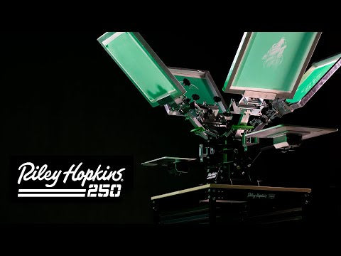 Riley Hopkins 250 4 Color 1 Station Screen Printing Press with XY Micro Registration